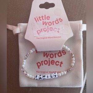 Little words project family bracelet
